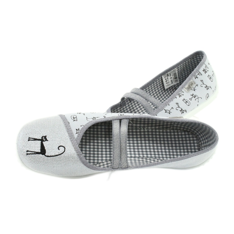 Befado ungdomsskor 345Q163 svart grå 5