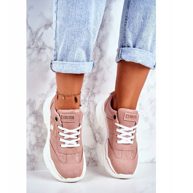 Kvinnors sportskor Big Star Pink GG274210 rosa 1