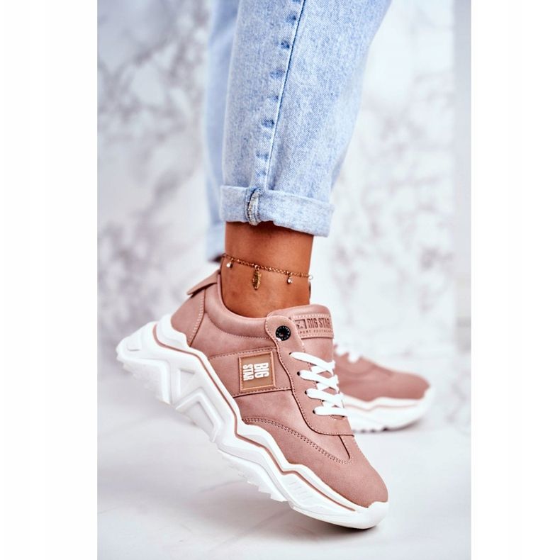 Kvinnors sportskor Big Star Pink GG274210 rosa 2