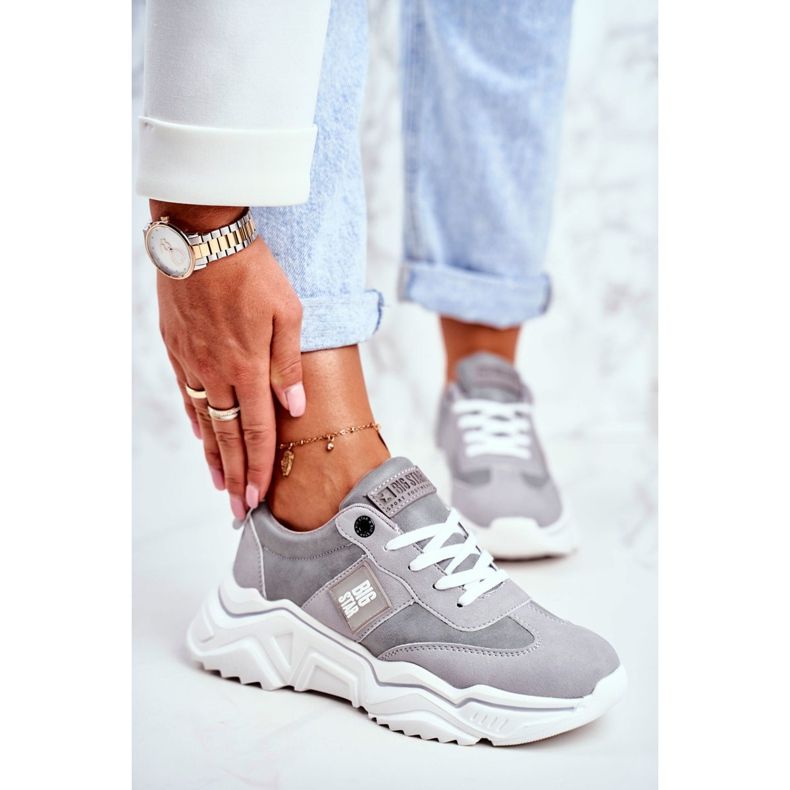 Kvinnors sportskor Big Star Grey GG274211 grå 2