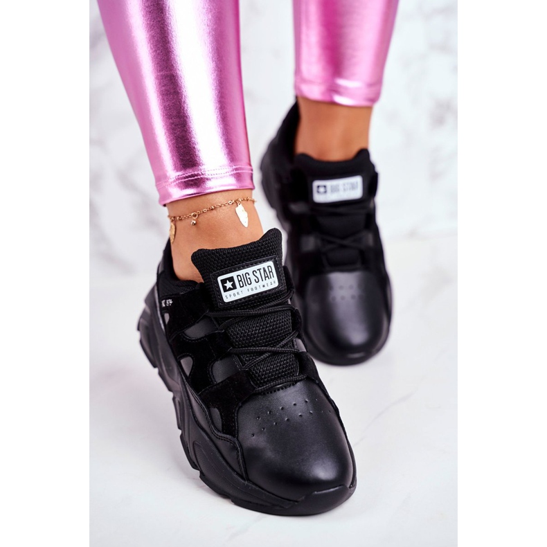 Kvinnors sportskor Big Star Black GG274636 svart 2