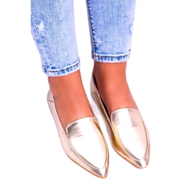 Golden Mirror Loafers för kvinnor Lu Boo Mireldo gyllene 2