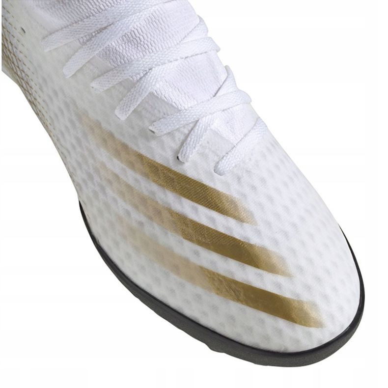 Adidas X Ghosted.3 Tf M EG8199 fotbollsskor svart, vit, guld vit 2
