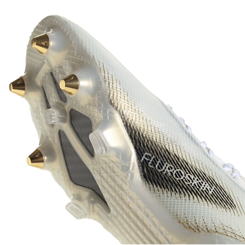 Adidas X Ghosted.1 Sg M EG8260 fotbollsskor svart, vit, guld vit 2