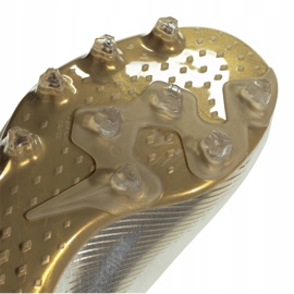 Adidas X Ghosted + Ag M FW9562 fotbollsskor svart, vit, guld vit 2