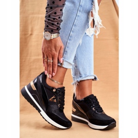 Vinceza Kvinnors sportskor Sneakers Svart 21-10574 1