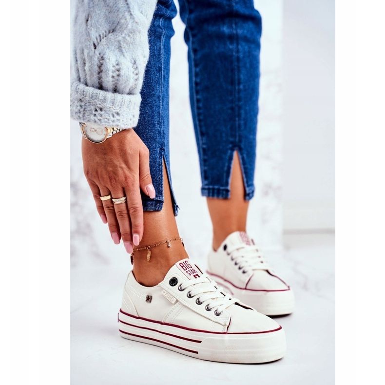 Dam Sneakers Big Star White GG274140 vit 1