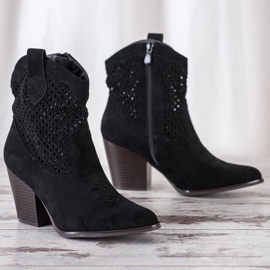 Erynn Black Openwork Cowgirls svart 1