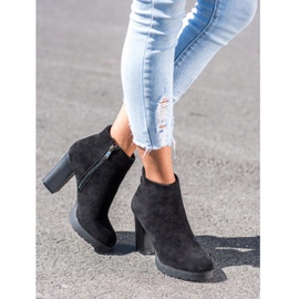 Goodin Stövlar med matt klack svart 1