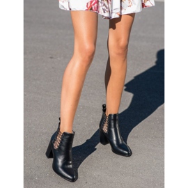 VINCEZA Cut Out stövlar svart 2