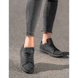 SHELOVET Svarta mocka sneakers 2