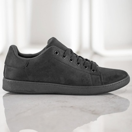 SHELOVET Svarta mocka sneakers 1