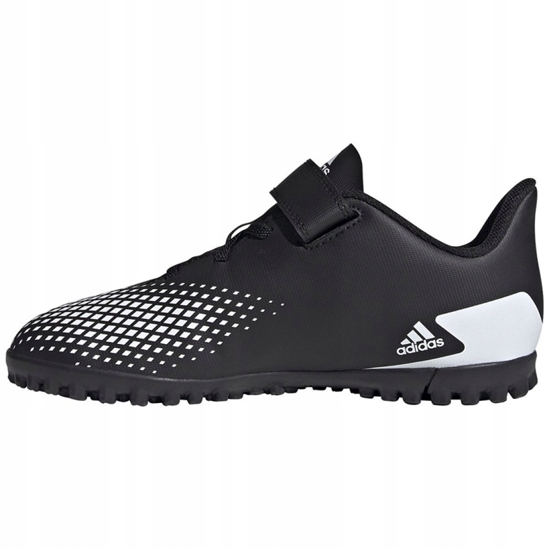 Adidas Predator 20.4 H&amp;L Tf Jr FW9225 fotbollsskor vit svart 2