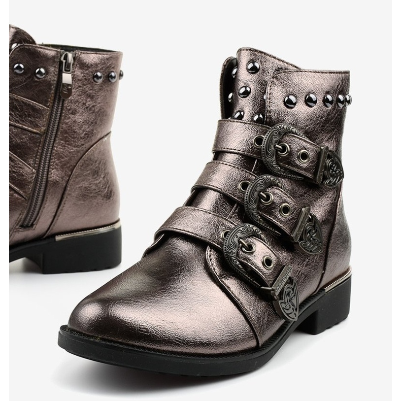 Grå damstövlar med litas Aotoria 1