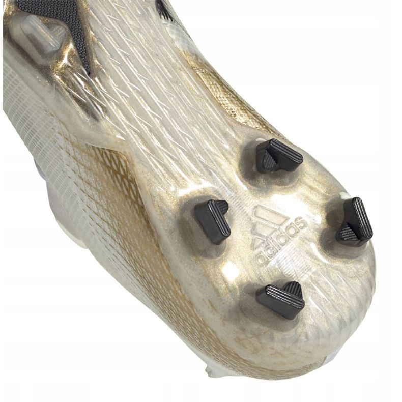 Adidas X Ghosted.1 Fg Jr EG8181 fotbollsskor svart, vit, guld vit 1