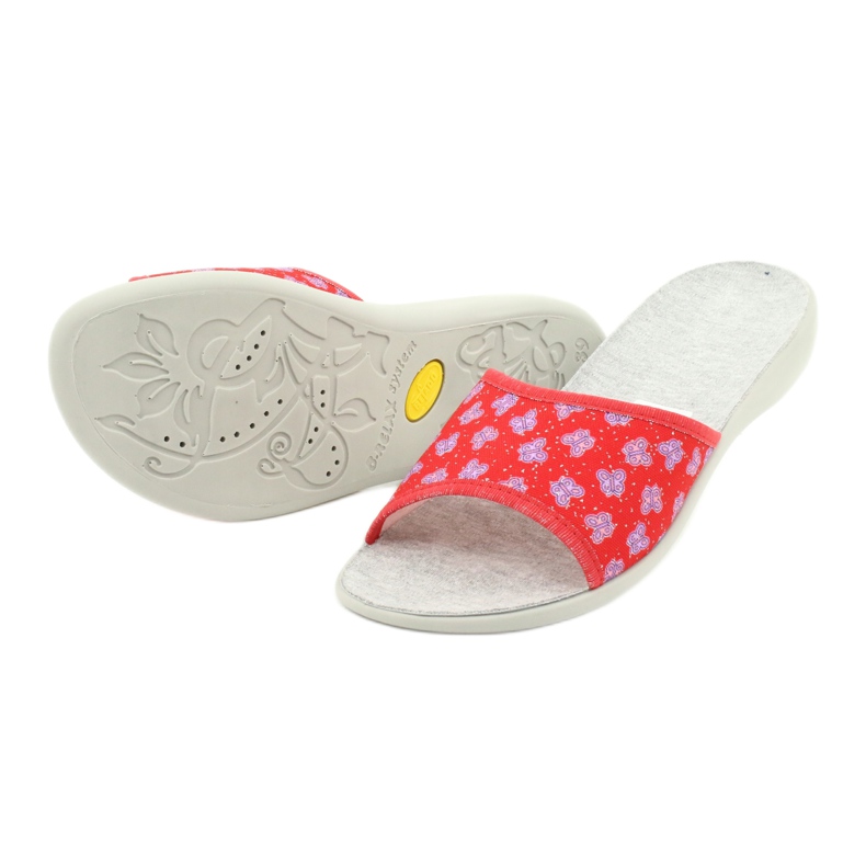 Befado damskor pu 300D043 röd 2