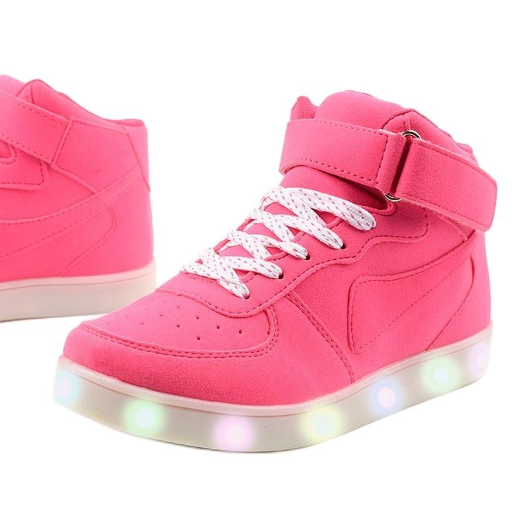 Sabana rosa glödande höga sneakers 2