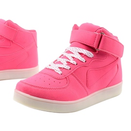 Sabana rosa glödande höga sneakers 1