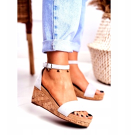 SEA Kvinnors sandaler på kil Grå MarryMe 1