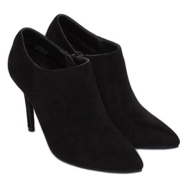 Svarta mockaskor på stilettklack TX-1850 Svart 1