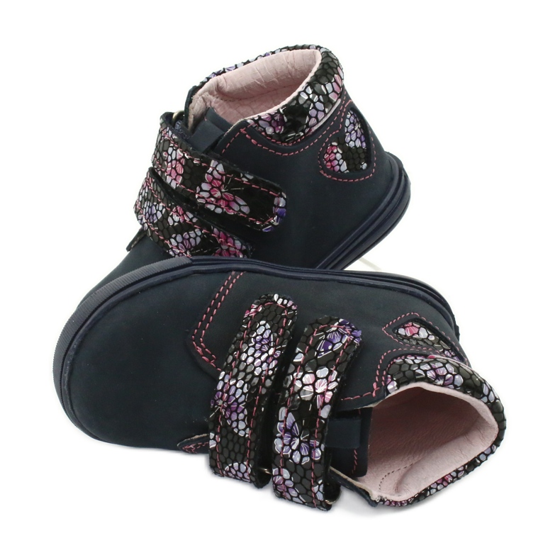 Kardborreband butterfly Mazurek 341 marinblå 4