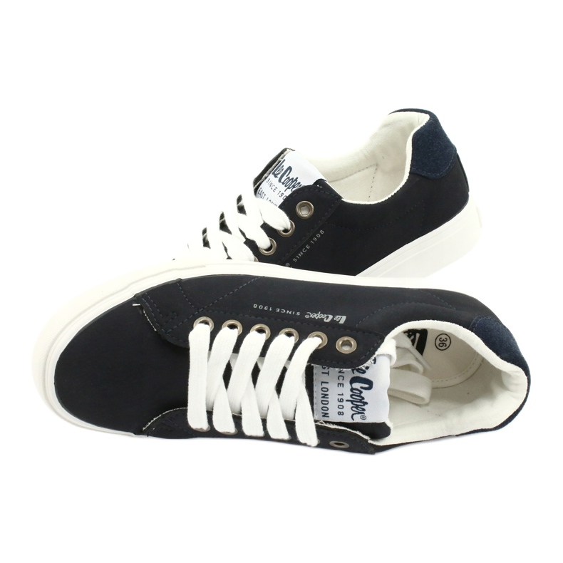 Eco-Leather Sneakers Lee Cooper LCJL-20-31-083 Navy Blue blå 4