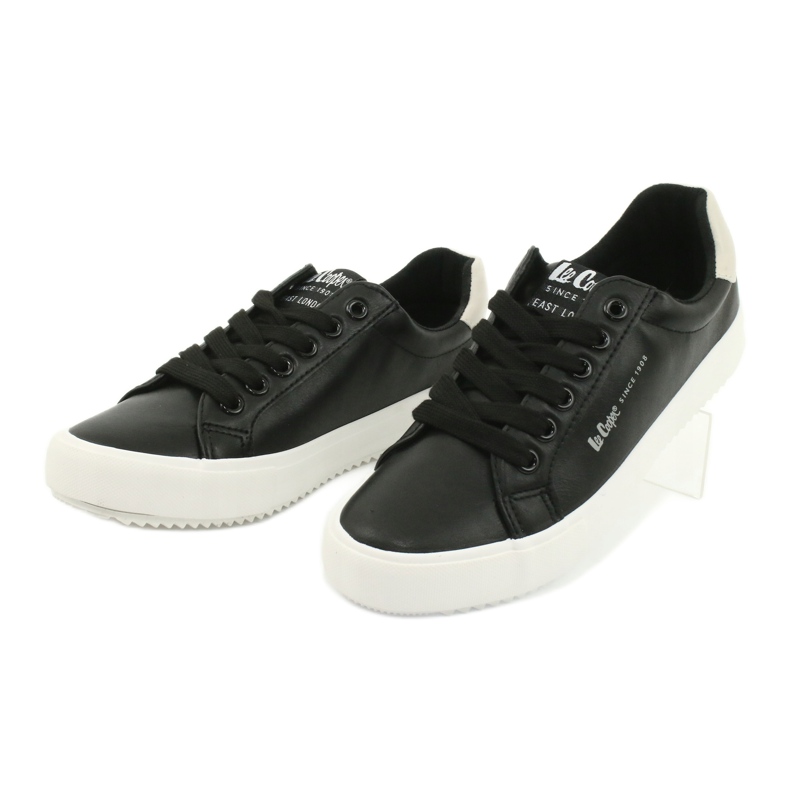 Lee Cooper Kvinnors eko-läder sneakers LCJL-20-31-071 svart 2
