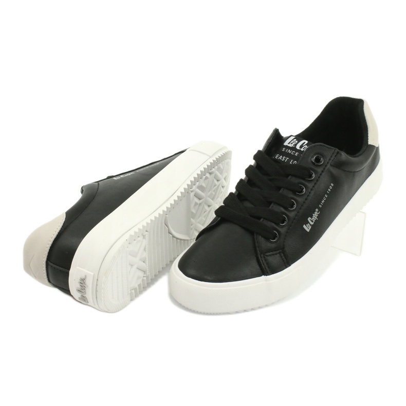 Lee Cooper Kvinnors eko-läder sneakers LCJL-20-31-071 svart 3