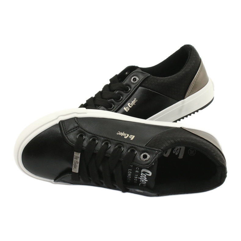 Lee Cooper Kvinnors Eco-Ski-sneakers LCJL-20-31-041 Black svart 4