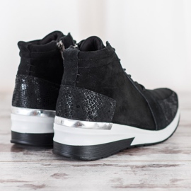 Filippo Snörskor i läder svart 1