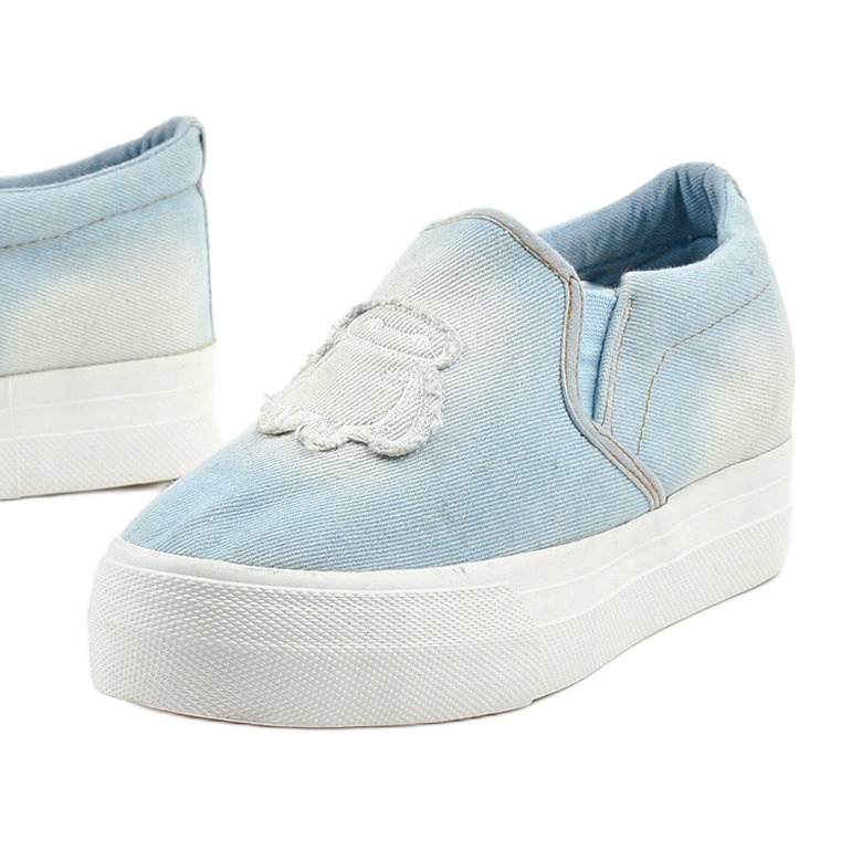 Cherilena wedge sneakers blå sneakers 1
