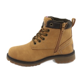 Lee Cooper KID CAMEL Trappers bundna med dragkedja gul 1