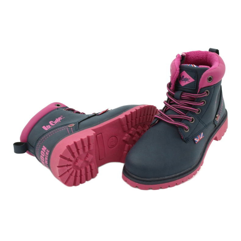 Lee Cooper Barns fångare på en marinblå skjutreglage 3