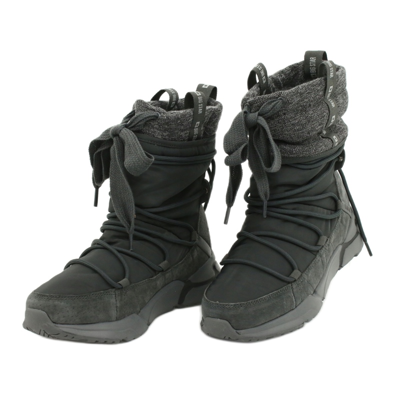 Big Star Sport snöskor på päls grå 2