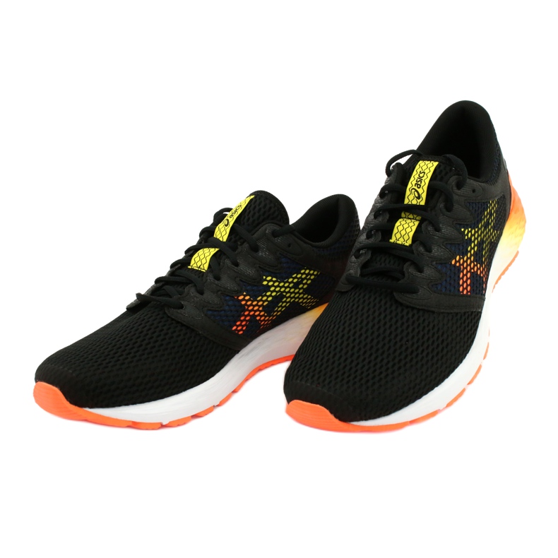 Löparskor Asics RoadHawk Ff 2 M 1011A136-005 svart marinblå orange gul 2