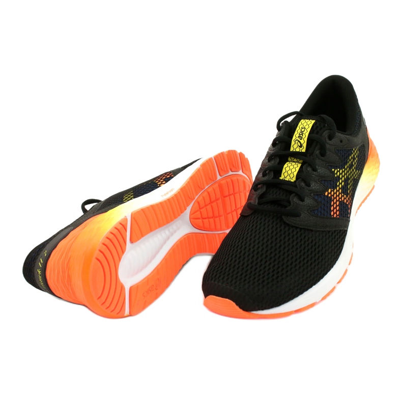 Löparskor Asics RoadHawk Ff 2 M 1011A136-005 svart marinblå orange gul 3