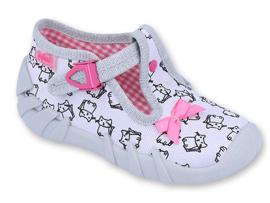 Befado barnskor 110P377 svart rosa silver- grå 1