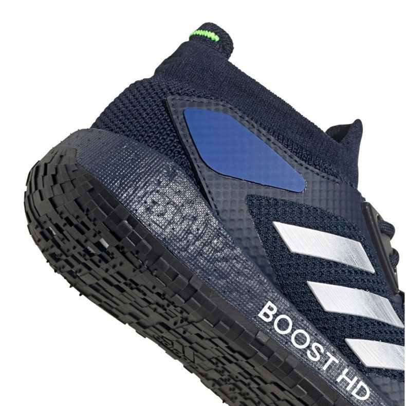 Löparskor adidas PulseBoost Hd M EG9967 marinblå grön 1