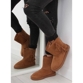 Fringed Emuses F382 Camel brun 1