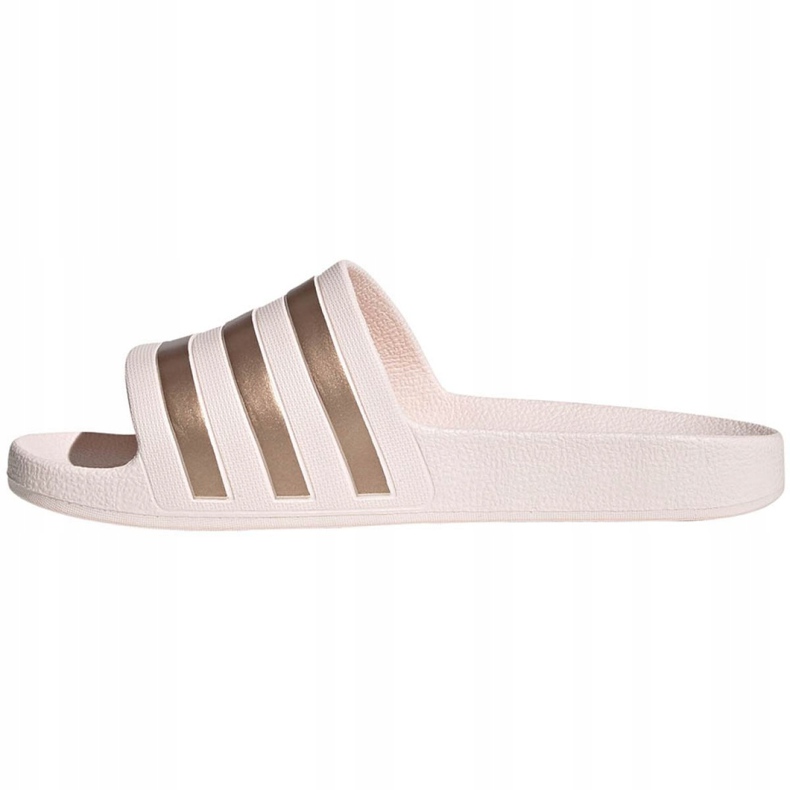 Adidas Adilette Aqua W FW4291 tofflor rosa gyllene 2