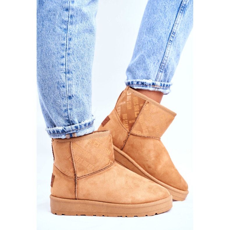 Kvinnors bruna varma snöskor Big Star GG274559 2