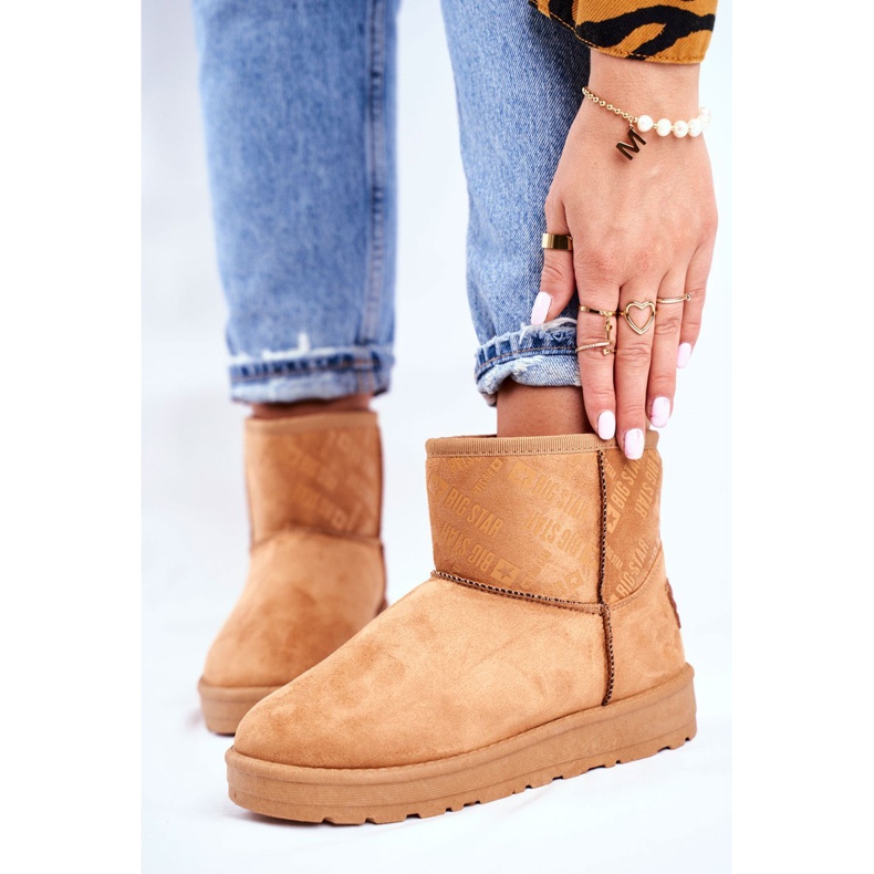 Kvinnors bruna varma snöskor Big Star GG274559 1