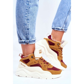 Kvinnors sportskor Big Star Beige GG274646 1