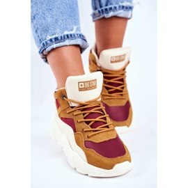 Kvinnors sportskor Big Star Beige GG274646 2