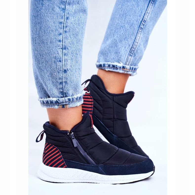 Kvinnors ungdoms snöstövlar Big Star Marinblå GG274471 2