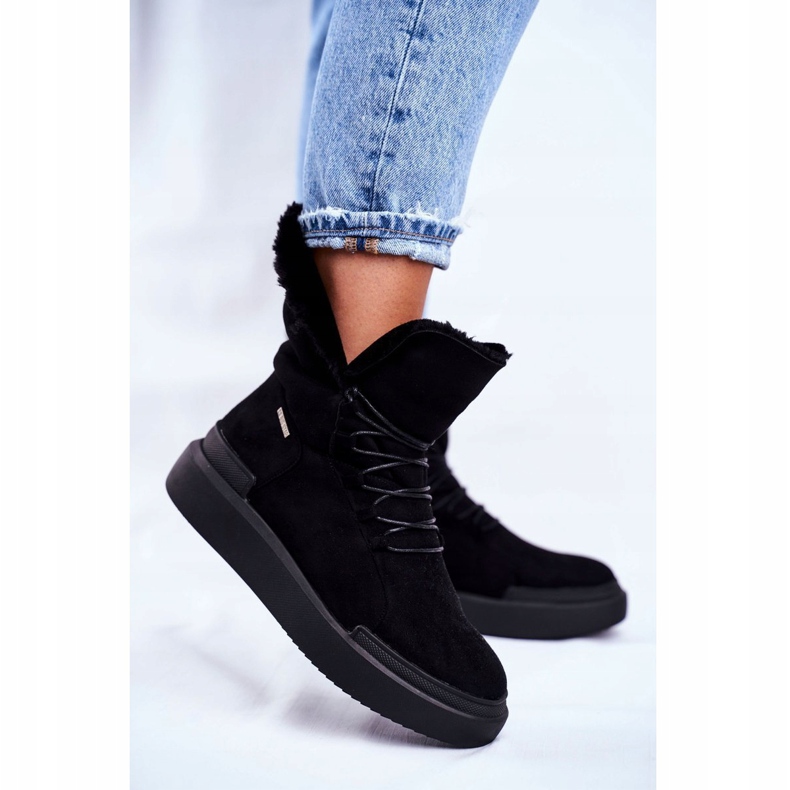 Kvinnors snöskor Big Star Black GG274990 svart 1