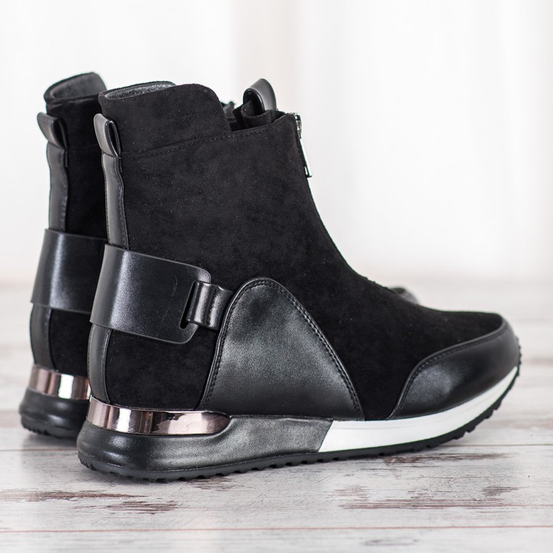 Goodin Sportskor med dragkedja svart 1