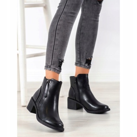 Small Swan Klassiska stövlar med dragkedja svart 1