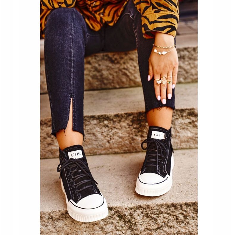 Kvinnors sportläderskor GOE Svart GG2N3062 2