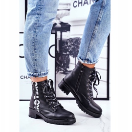 Vinceza Kvinnors stövlar Svart Verso vit 1